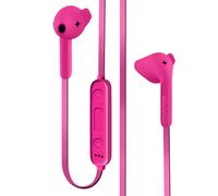 Defunc Auriculares Bluetooth Intraurales con Diseño de Banda de Cuello, Rosa