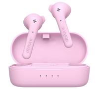 Defunc Auriculares intrauditivos inalámbricos Impermeables True Basic IPX4 con micrófono Incorporado, Larga duración de Escucha y Estuche de Carga (Rosa)
