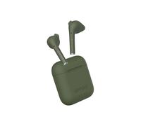 Defunc True Talk - Auriculares intrauditivos inalámbricos con micrófono ENC con cancelación de ruido, auriculares Bluetooth 5.2, funda de carga rápida, control táctil, IPX4 a prueba de agua y sudor,