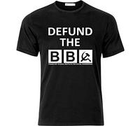 Defund The BBC Anti Social Engineering Protest T Shirt Black(Medium)
