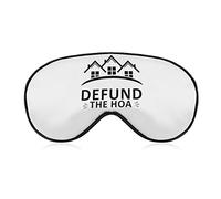 Defund The Hoa Sleep Masks Eye Cover Blackout con correa elástica ajustable Night Blindfold para Mujeres Hombres Yoga Travel Nap