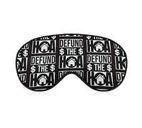 Defund The Hoa Sleep Masks Eye Cover Blackout con correa elástica ajustable Night Blindfold para Mujeres Hombres Yoga Travel Nap
