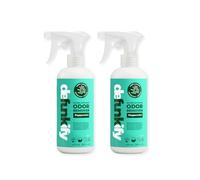 Defunkify Active Spray desodorizante, elimina el olor de zapatos, equipo y telas. Aceites esenciales para un alivio instantáneo. Ionic Silver evita que los olores regresen. Paquete de 2 unidades de 16 onzas líquidas