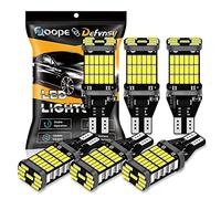 DEFVNSY 6PCS Lampadina LED 921 912 super luminosa ad alta potenza 45-SMD 4014 Chipset senza errori Lampadina LED T15 906 W16W per luci di retromarcia Luci di retromarcia, 6000K Bianco