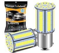 Defvnsy Bombilla P21W 1156 BA15S LED 6000K Blanco, 12V 3.6W Bombillas Coche 4014 105SMD para RV Luces de Marcha Atrás, Intermitentes, Luces Traseras, DRL,1141 7506 1003 Compatible - Juego de 2