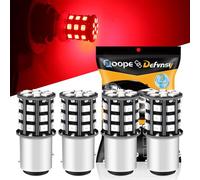 Defvnsy P21/5W 1157 BAY15D Foco de freno 12V-24V súper brillante rojo no polarizado, foco LED de repuesto para 2057 2357 7528, con 33SMD 2835 focos de coche para luz trasera, luz de freno (paquete de