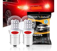 Defvnsy - Paquete de 2 - Rojo P21W 1156 BA15S 1141 1003 7506 1073 Luz LED extremadamente brillante 3014 39 Bombillas de repuesto SMD para luz de freno trasera Luces de parada -10-30V DC