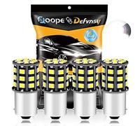 DEFVNSY - Paquete de 4-1156 BA15S 1141 1003 7506 Super Bright White 12-24V DC 2835 33SMD Bombillas LED para Luces de Marcha atrás, Luces traseras de Freno, Luces de circulación Diurna