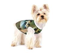 Degas - Chaleco de ballet de algodón con estampado completo para mascotas, ropa para perros y gatos, suave, elástico, transpirable, para mascotas