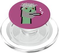 Degen Smokers Club # 82 NFT Generative Pixel Art En Ravencoin PopSockets PopGrip para MagSafe
