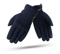 DEGEND Mr 1 Negro | Guante Moto Invierno para Hombre Cortavientos Impermeables | Suave y Cómodo Hecho en Goma Elástica Transpirable con Forro Invierno 3M - Protecciones Moto Talla M