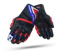 DEGEND R-3000 Multicolor | Guantes Moto Racing Hombre para Verano de Alta Resistencia - Guante Moto Piel con Protecciones en Nudillos Resistente a los Impactos - Talla XL