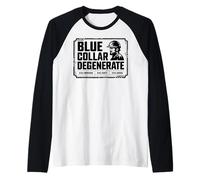 Degenerados obreros de la Bandera Estadounidense, Trabajo, Regalos Camiseta Manga Raglan