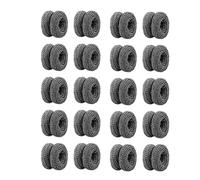Deger 20 vendas tubulares para dedos, suaves, resistentes, transpirables, ajustadas, fijas y envueltas, color negro, fáciles de usar, alrededor de 23,5 cm