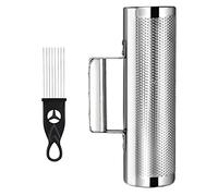 Deger Instrumento Musical de Acero Inoxidable de 30,48 X 10,16 Cm, Instrumento de PercusióN con Rascador de Metal, Instrumento de Copa Agitadora