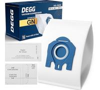 DEGG 16 Bolsas de Aspiradora Hyclean Pure GN + 8 Filtro - Compatible con Aspiradoras Miele GN, C3, C2, Classic C1, S8, S5, S2 - Bolsas, Filtros de Motor, Microfiltros - Accesorios para Aspiradoras