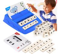 Degidegi juguetes educativos para nios edades 3-8 letras a juego Spelling Juego de ortografa ABC Aprendizaje Da de Accin de Gracias Halloween Reg