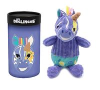 Déglingos - Peluche pequeño Simply + Caja de Regalo - Kiprokos Le Cebra - Desde el Nacimiento - 22 cm - Morado
