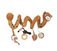 Deglingos- LD-Espiral Actividades Peluche, Color Ocre/speculos el Tigre, 15 cm (Lot de 1) (4897018367890)