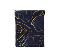 Degradado Lineal Dorado con Hojas De Ginkgo Biloba, Squeeze Top Wallet Bolsa de Almacenamiento para Mujer Monedero pequeño Bolsa de Cambio