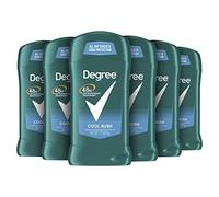 Degree Men Dry Protection Antiperspirant & Deodorant, Cool Rush 2.7 oz, Pack of 6 by Degree Men
