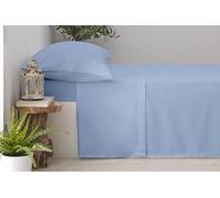 Degrees home Premium - Juego de sabanas 105x200-4 Piezas - Sabana 105x200 - Bajera 105x200 Ajustable - 2 Fundas 80x50 - Blanco