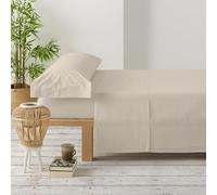 Degrees home Premium - Juego de Sábanas 135x190 cm 3 Piezas: Sábana Bajera Ajustable, Encimera y Funda de Almohada 135X45 - Microfibra Cepillada, Suave, Oeko-Tex Certificado