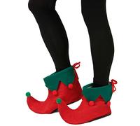 DEGUISE TOI Cubre Botas Elfo con Pompones Adulto
