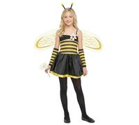 DEGUISE TOI Disfraz de abeja para niña con antenas - S 4-6 años (110-120 cm)