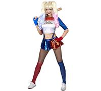 DEGUISE TOI Disfraz de Arlequina diabólica mujer - L