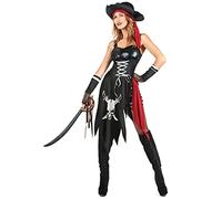 DEGUISE TOI Disfraz de corsaria pirata sexy para mujer - S