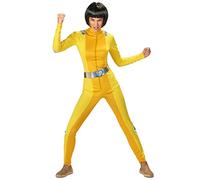 DEGUISE TOI Disfraz de espía amarillo mujer - XS