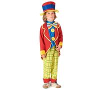 DEGUISE TOI Disfraz de payaso para niño con chaqueta - S 4-6 años (110-120 cm)