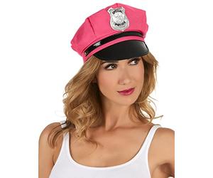 DEGUISE TOI Gorra policía Rosa Mujer