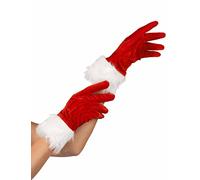 DEGUISE TOI Guantes de Mamá Noel para Mujer