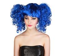DEGUISE TOI Peluca Azul con coletas Mujer