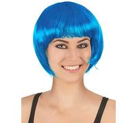 DEGUISE TOI Peluca Corta Azul Mujer