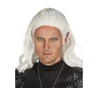 DEGUISE TOI Peluca Elfo Blanco Adulto