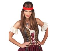 DEGUISE TOI Peluca Pirata o Hippie con Bandana Adulto