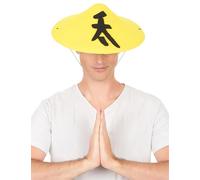 DEGUISE TOI Sombrero Chino Amarillo Adulto
