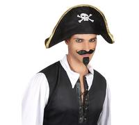 DEGUISE TOI Sombrero de Jefe de los Piratas para Adulto