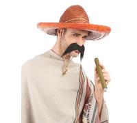 DEGUISE TOI Sombrero Mejicano Naranja