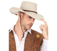 DEGUISE TOI Sombrero Vaquero Beige Adulto
