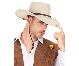 DEGUISE TOI Sombrero Vaquero Beige Adulto