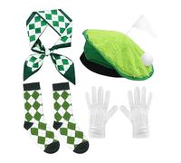 Deguise Year 80 Hombre - Capitres De Visita Femenina | Caza De Visita A Las Mujeres | Conjunto De Suministros De Fiesta Y Accesorios De Luz Para El Día Del Golf Del Festival Al Aire Libre De Halloween