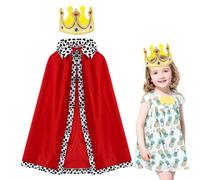 Déguisement Impérial Médiéval - Tenue De Souverain Pour Halloween | Habit Noble De Cour Avec Manteau Long Et Bijoux Royaux, Cosplay Renaissance, Accessoires Carnaval Soirée Thème