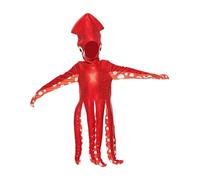 Déguisement Pieuvre Rouge Unisexe | Costume Poulpe Adulte Et Enfant