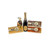 DEGUSTA TERUEL. Lote Variado con Cava, Frutas de Aragón y Turrón.