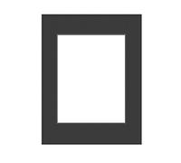DEHA Design paspartú 30x40 cm para foto en 20,5x29,5 cm (DIN A4), negro
