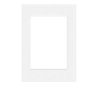 DEHA Design paspartú 42x59,4 cm(DIN A2) para foto en 29,7x42 cm(DIN A3),blanco brillante